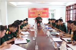 Tư lệnh Quân khu kiểm tra nắm tình hình thực hiện nhiệm vụ các đơn vị